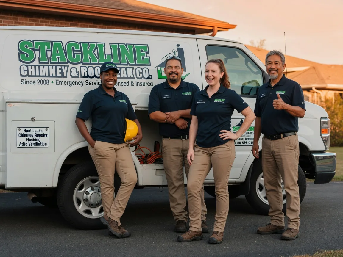 Chimney flashing repair company in New Liberty, IA